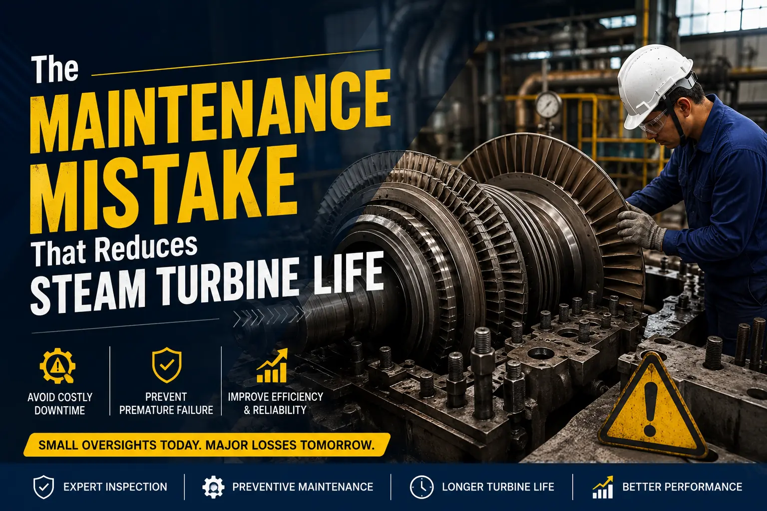 The Maintenance Mistake That Reduces Steam Turbine Life